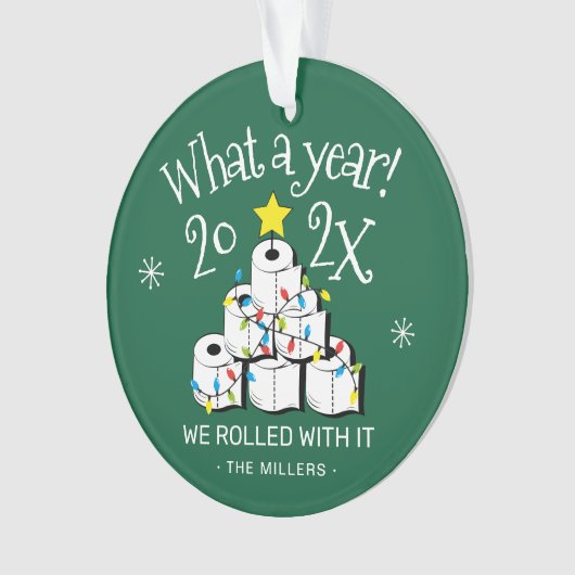 Itファミリ転がの写真で何年もの間 オーナメント (正面)