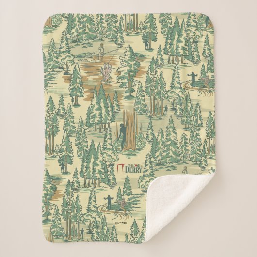 ITフォレスト魚釣りパターン シェルパブランケット (正面)