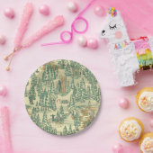 ITフォレスト魚釣りパターン ペーパープレート (パーティー)