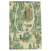 ITフォレスト魚釣りパターン ミディアムペーパーバッグ (正面)