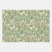 ITフォレスト魚釣りパターン ラッピングペーパーシート (正面3)