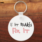 ITブもしレーキでキーチェーンを固定 キーホルダー (正面)