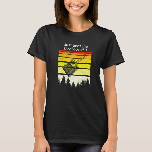 Itプレミアムから悪魔をビートする Tシャツ (正面)