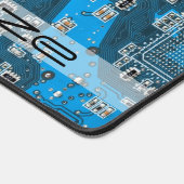 ITプロのためのカスタムブルーPCB基板 デスクマット (コーナー)