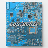 ITプロのためのカスタムブルーPCB基板 2 フォトプラーク (正面)