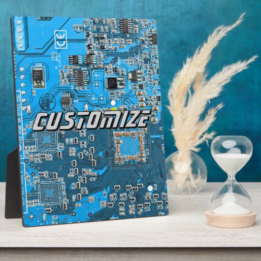 ITプロのためのカスタムブルーPCB基板 2 フォトプラーク (側面)