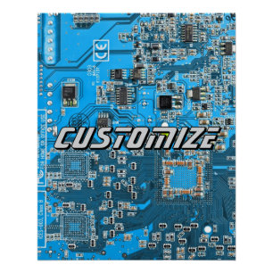 ITプロのためのカスタムブルーPCB基板 2 ポスター