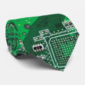 ITプロのためのグリーンPCB基板デザイン ネクタイ (ロール)