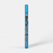 ITプロのためのブルーPCB基板デザイン SAMSUNG GALAXYケース (右側面)