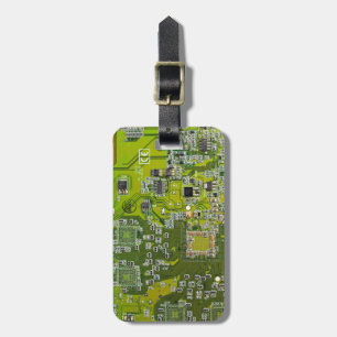 ITプロのためのライトグリーンPCB基板デザイン ラゲッジタグ