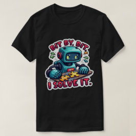 Itプログラマを少しずつ解おもしろい決 Tシャツ