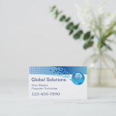 ITプログラマ技術者 名刺 (スタンド正面)