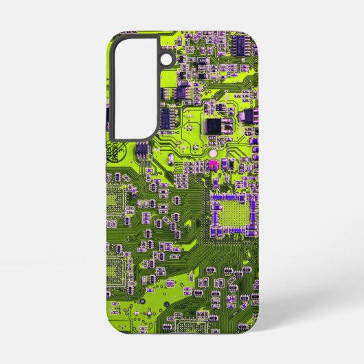 ITプロフェッショナル向けの黄色のPCB回路基板デザイン SAMSUNG GALAXYケース (裏面)
