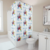 Itホッケーゴアリーの水色をもたらす シャワーカーテン (インサイチュ)