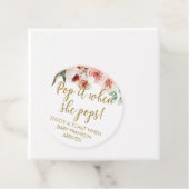 ITポップ・アートのシャンパンメッセージカード フェイバータグ (インサイチュ)