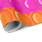 itポップ・アートのパステルレインボーガールバースデーパーティラッピング ラッピングペーパー (ロールコーナー)