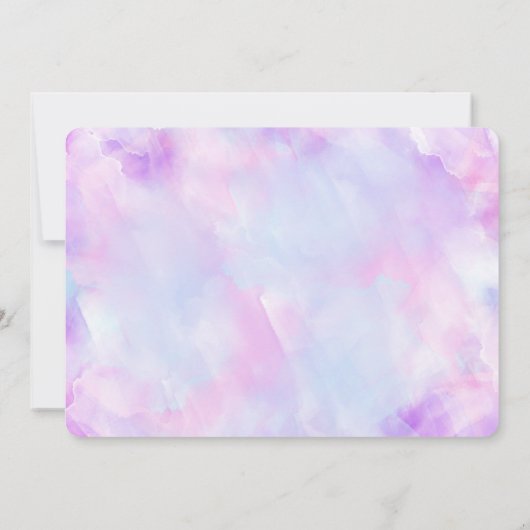 itポップ・アートの誕生日フォト招待状 招待状 (裏面)