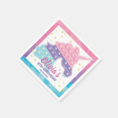 Itポップ・アートの Fidget誕生日パーティー スタンダードカクテルナプキン (角)