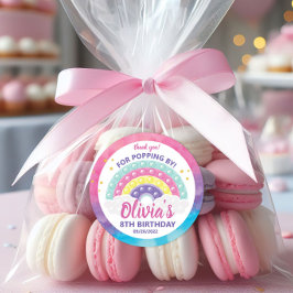 Itポップ・アートの Fidget誕生日パーティー ラウンドシール