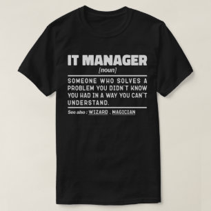 Itマネージャの技術スペシャリストおもしろいことわざクール Tシャツ