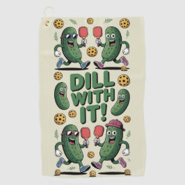 Itマンガの漬物を使った漬物ボールのディル ゴルフタオル