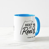 Itリ保ール魚釣りコーヒーマグ マグカップ (正面右)