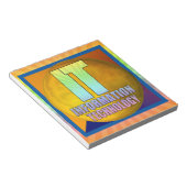 ITロゴ – 情報技術 ノートパッド (アングル)