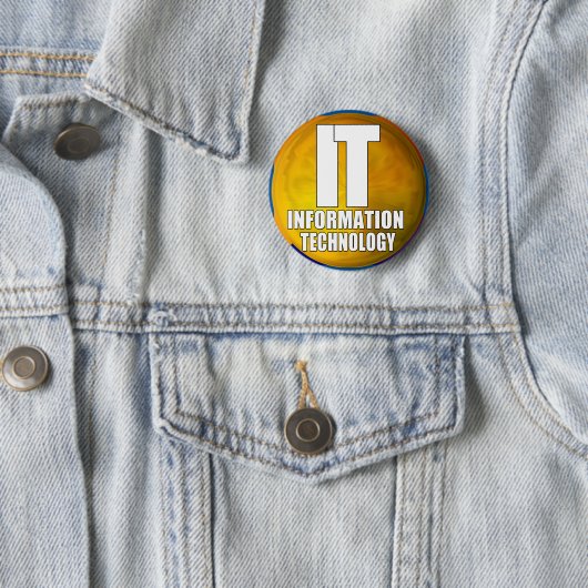 ITロゴ – 情報技術 缶バッジ (インサイチュ)