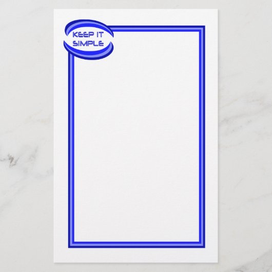 It保シンプル復旧スローガン引用文ブルー 便箋 (正面)