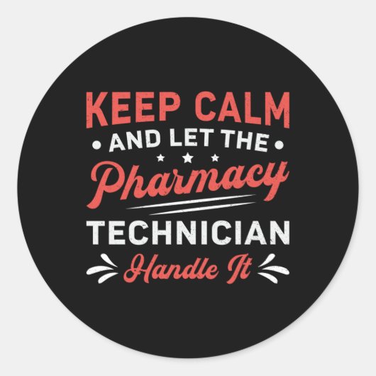 It保薬局者を担当するCalm Pharmacy ラウンドシール (正面)