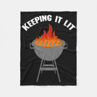 It保Bbqグおもしろいリング フリースブランケット