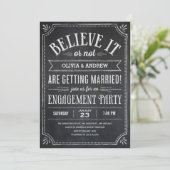 It信じまたはNot婚約パーティ招待状 招待状 (スタンド正面)