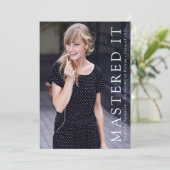 It写真の卒業発表をマスター 招待状 (スタンド正面)