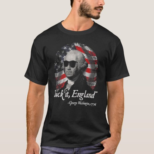 It吸 England 7月4日George Washington 177 Tシャツ (正面)