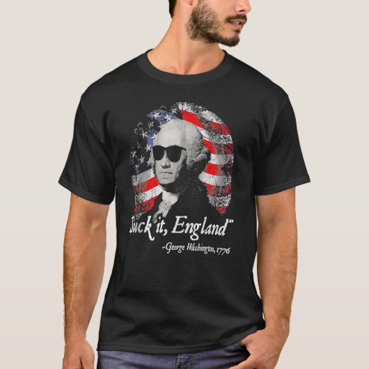 It吸 England 7月4日George Washington 177 Tシャツ (正面)