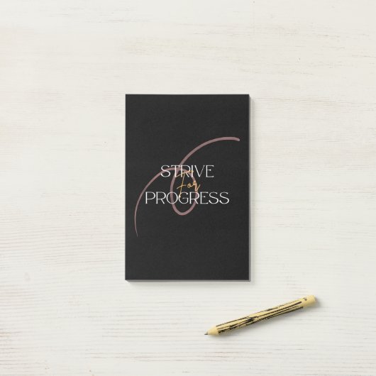 It後のメモが進歩を目指す ポストイット (デスク上)