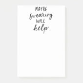 It後のメモ救済帳におもしろいSwearingがインストールされる可能性がある ポストイット (正面)