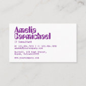 IT情報技術コンサルタントの名刺 名刺 (正面)