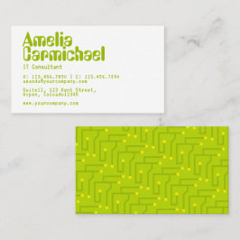 IT情報技術コンサルタントの名刺 名刺