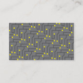 IT情報技術コンサルタントの名刺 名刺 (裏面)