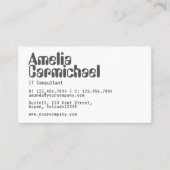 IT情報技術コンサルタントの名刺 名刺 (正面)