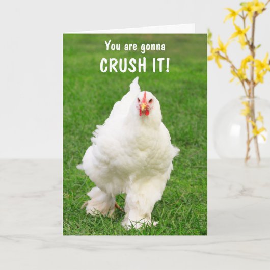 IT感動的がんを粉砕する カード (黄色い花)