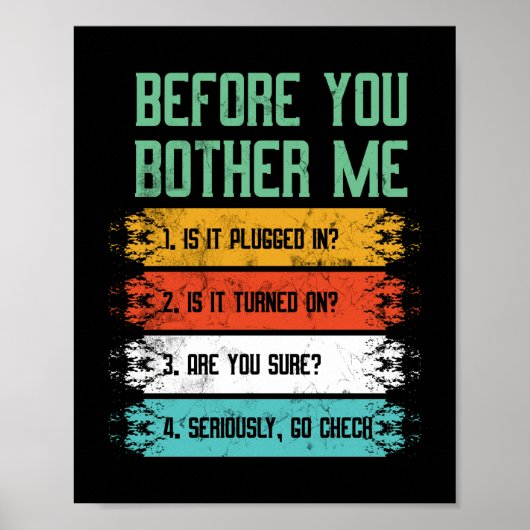 IT技術テクニカルサポート ポスター (正面)