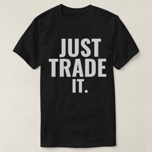 IT株式市場のTシャツをトレード Tシャツ (デザイン正面)