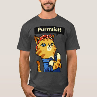 IT猫好きMARCH PURSIST Tシャツ
