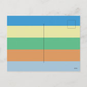 It用に移動レトロスタイル勇気付けられるメッセージ シーズンポストカード (裏面)