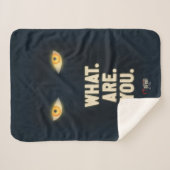 IT白熱［赤熱］光を放つの目「何だ。お前だ」 シェルパブランケット (正面(横))