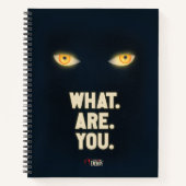 IT白熱［赤熱］光を放つの目「何だ。お前だ」 ノートブック (正面)