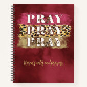 It祈を通して祈その上で祈の祈りの言葉 ノートブック (正面)