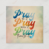 It祈教会の名刺 スクエア名刺 (正面)